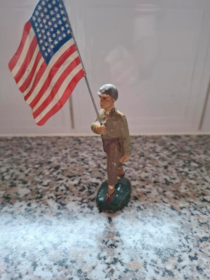 NB-US-Vlaggedrager, Verzamelen, Poppetjes en Figuurtjes, Gebruikt, Ophalen of Verzenden