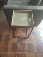 kleine bijzettafel, Minder dan 55 cm, Vierkant, Zo goed als nieuw, Modern
