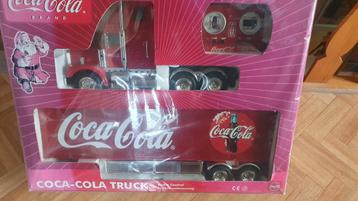 Grote Coca-Cola vrachtwagen met afstandsbediening voor verza beschikbaar voor biedingen