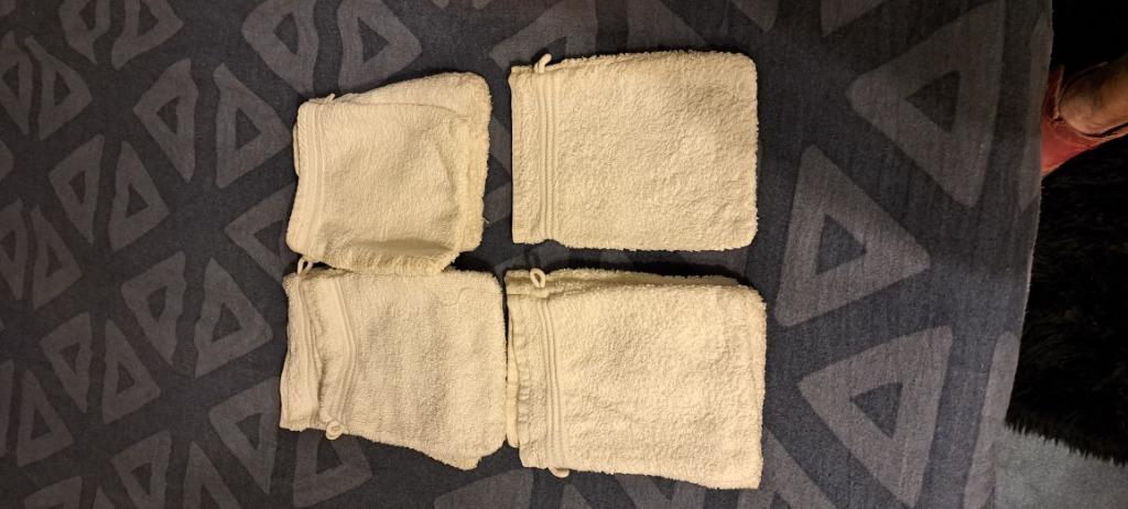 Nieuwe spierwitte washandjes, Enlèvement, Neuf, Blanc, Autres types