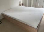 2 persoons bed met Tempur matras, 160 cm, Comme neuf, Deux personnes, 210 cm