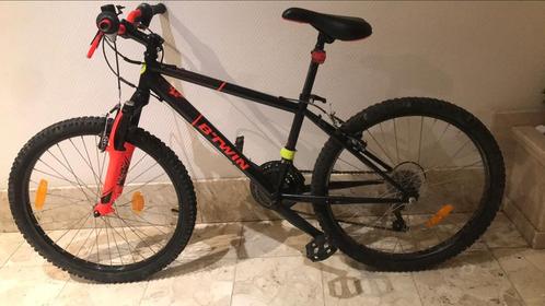 Btwin vélo VTT 24” Rockrider 500 XXIV (6x3 vitesses), Vélos & Vélomoteurs, Vélos | VTT & Mountainbikes, Utilisé, Autres marques