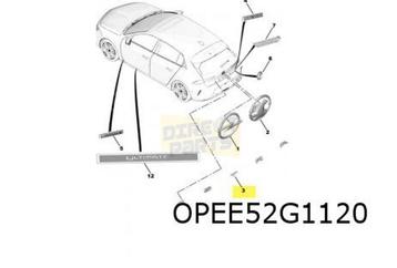 Opel Astra L (1/22-) (O5) embleem tekst "Astra" op achterkle beschikbaar voor biedingen