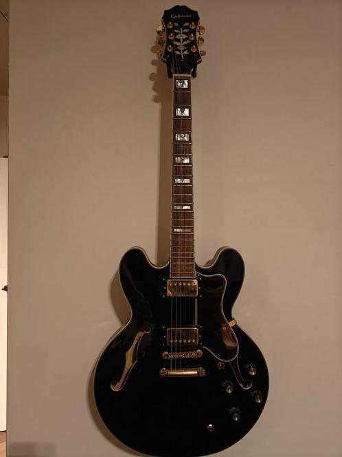 Epiphone Sheraton met complete upgrades, Muziek en Instrumenten, Snaarinstrumenten | Gitaren | Elektrisch, Zo goed als nieuw, Epiphone