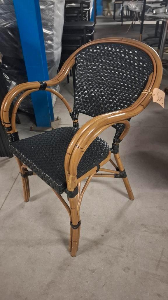 10 horeca terras outdoor set stoelen wicker alu bamboo set, Tuin en Terras, Tuinstoelen, Kunststof, Ophalen of Verzenden