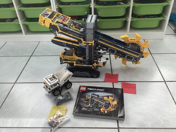 Lego Bucket Wheel Excavator set 42055, prima staat, Kinderen en Baby's, Speelgoed | Duplo en Lego, Zo goed als nieuw, Lego, Complete set