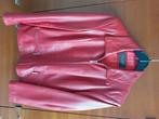 Rode leren jas - maat 40, Kleding | Dames, Ophalen of Verzenden, Gedragen, Maat 38/40 (M), Rood