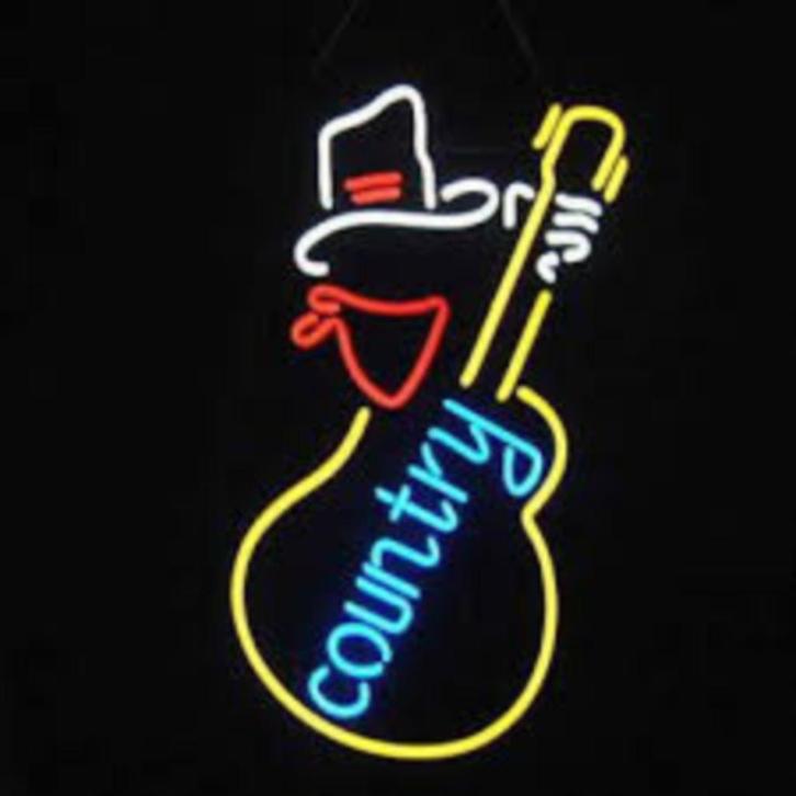 Country / Live music cowboy neon en veel andere USA neons, Verzamelen, Merken en Reclamevoorwerpen, Nieuw, Lichtbak of (neon) lamp