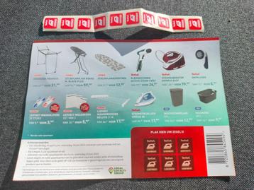 30 stickers Tefal stoom Leifheit Delhaize sparen moederdag beschikbaar voor biedingen