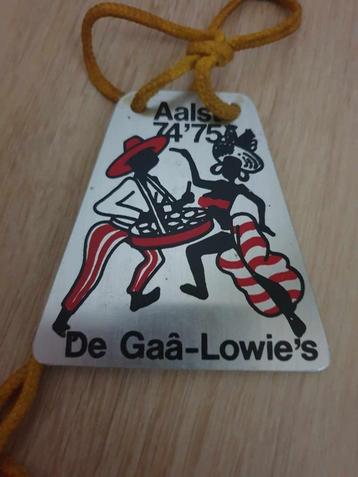 Carnaval Aalst medaille De Gaâ Lowies 1974 - 1975