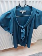 Blauwe bloes merk E5 mode net als nieuw te koop.M 42, Kleding | Dames, Ophalen, Zo goed als nieuw