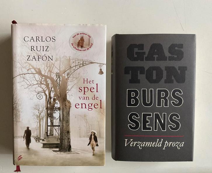 2 boeken : Het spel van de engel + verzameld proza ., Boeken, Literatuur, Zo goed als nieuw, Ophalen of Verzenden