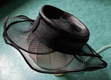 Chapeau capeline noir grandes occasions (mariage,…)