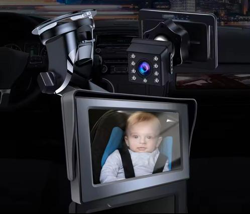 Camera + display 'babyfoon voor in de wagen', Kinderen en Baby's, Babyfoons, Zo goed als nieuw, Camera, Ophalen of Verzenden