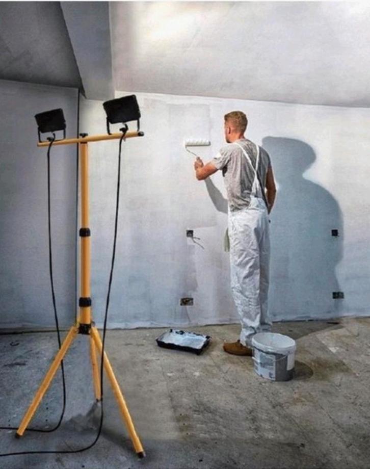 Lampes de chantier LED Hofftech 2 x 20 W avec support, Bricolage & Construction, Éclairage de chantier, Avec pied, Enlèvement ou Envoi