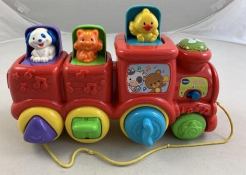 VTech Speelgoed Baby Kiekeboe Dierentrein Trein Trekspeelgoe, Kinderen en Baby's, Speelgoed | Vtech, Gebruikt, Ophalen of Verzenden