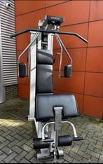 Technogym Krachtstation Unica met 90kg Steekgewichten, Sport en Fitness, Ophalen, Gebruikt, Rug, Overige typen