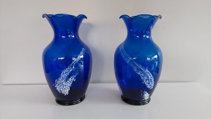 2 mooie vintage 70´s vazen uit DDR - "echt handarbeit", Antiek en Kunst, Antiek | Vazen, Ophalen of Verzenden
