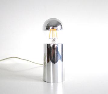 Retro lamp - Chromé design lampje beschikbaar voor biedingen