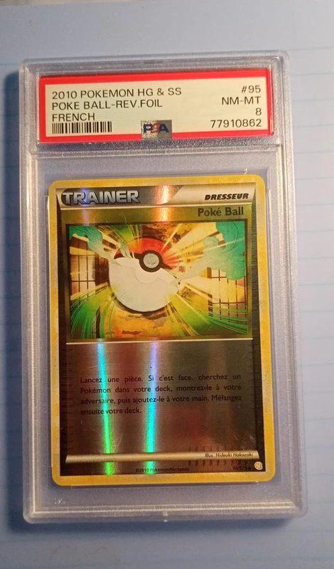 Carte Pokémon 2010 PSA 8 Poké Ball - HeartGold SoulSilver, Hobby & Loisirs créatifs, Jeux de cartes à collectionner | Pokémon