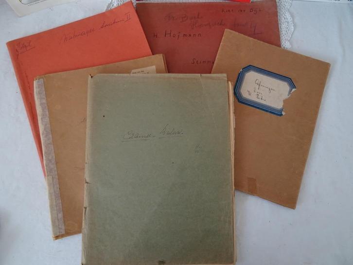 Antieke bladmuziek piano bladmuziek antiek periode 1869-1942, Muziek en Instrumenten, Bladmuziek, Gebruikt, Overige soorten, Klassiek