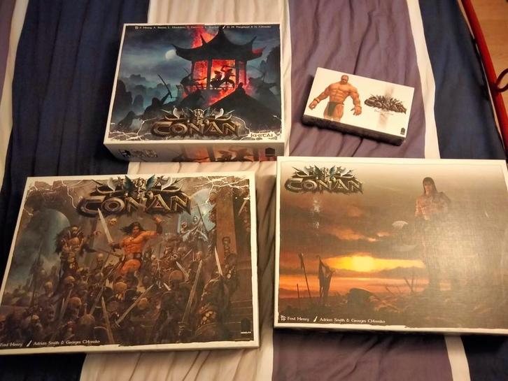 Conan le jeu de plateau avec les strechgoals et extension, Hobby en Vrije tijd, Kaarten | Zelf maken, Ophalen of Verzenden