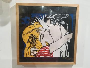 Roy lichtenstein kiss II , arthotek , foto Christie 's , Bon beschikbaar voor biedingen