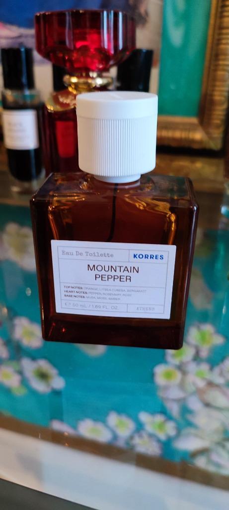 KORRES Montain Pepper 50ml Eau de Toilette, Handtassen en Accessoires, Uiterlijk | Parfum, Gebruikt, Ophalen of Verzenden