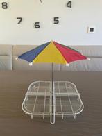 Aperitiefset met gekleurde paraplu, Ophalen, Zo goed als nieuw, Overige materialen, Overige typen