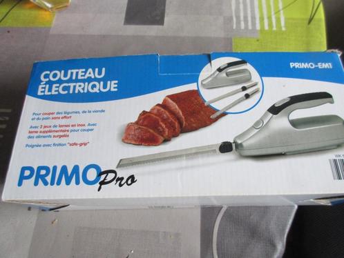 Elektrisch vleesmes Primo Pro in nieuwe staat, Maison & Meubles, Cuisine | Ustensiles de cuisine, Enlèvement ou Envoi