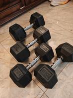 Hex Dumbbell Set – 15kg x2 – 17,5kg x1 – 20kg x1, Ophalen, Zo goed als nieuw, Benen, Dumbbell