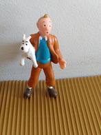 Kuifje met Bobbie onder arm 1994 Plastoy Hergé TL 8 cm, Ophalen of Verzenden, Kuifje, Zo goed als nieuw, Beeldje of Figuurtje