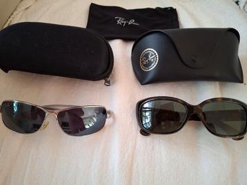 2 Ray ban zonnebrillen voor 75€ samen
Incl zakjes
 beschikbaar voor biedingen