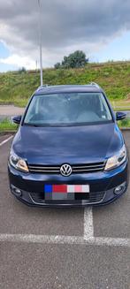 Volkswagen Touran 1.6 highline 7 pl 295000 km, Auto's, Voorwielaandrijving, Euro 5, Blauw, Alcantara