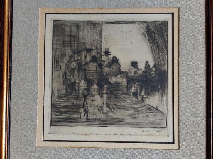 Walter Vaes  1882 - 1958   Ets  1   Venetie, Antiek en Kunst, Kunst | Etsen en Gravures, Verzenden