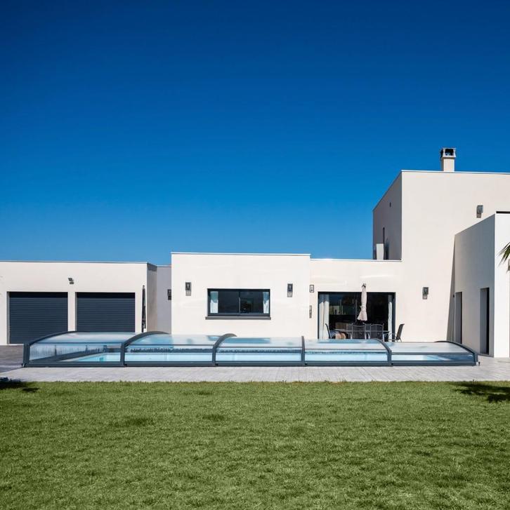 Abri piscine 8x4, Tuin en Terras, Zwembad-toebehoren, Nieuw, Afdekzeil, Ophalen