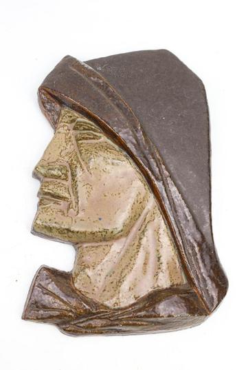 keramiek plaquette "visser" , paul vermeire beschikbaar voor biedingen