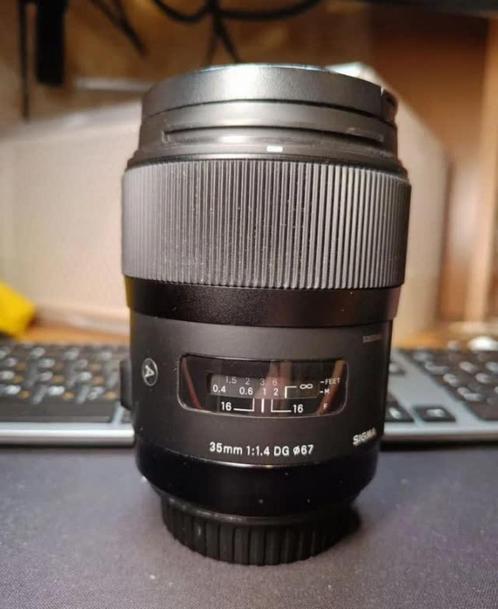 Sigma 35mm f/1.4 Art Lens voor Canon EF, Audio, Tv en Foto, Foto | Lenzen en Objectieven, Zo goed als nieuw, Standaardlens, Ophalen of Verzenden