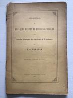 Description de quelques restes de poissons fossiles, Antiquités & Art, Antiquités | Livres & Manuscrits, Enlèvement ou Envoi