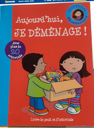livre activité et jeu aujourd'hui je déménage   beschikbaar voor biedingen