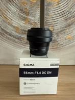 Sigma 56 mm F1.4 DC DN (Fuji X-Mount), Audio, Tv en Foto, Foto | Lenzen en Objectieven, Ophalen, Zo goed als nieuw