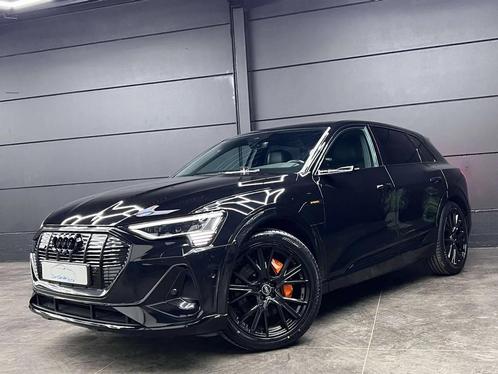 Audi e-tron 55 Quattro 95 kWh / S Line / Full black / 2022, Auto's, Audi, Bedrijf, Te koop, e-tron, ABS, Achteruitrijcamera, Adaptive Cruise Control