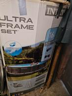 Zwembad intex ultra frame, Tuin en Terras, Zwembaden, Rond, 300 cm of meer, Zo goed als nieuw, Opzetzwembad