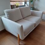 Zetel / sofa wit/beige 2 plaatsen, Ophalen, Hout, Gebruikt, 150 tot 200 cm