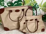 2 matching vintage tassen NIEUW, Verzenden, Nieuw, Beige, Overige typen