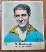 1930s (pre panini) Lecocq 53. Smellinckx U.R. St-Gilloise!, Ophalen of Verzenden, Zo goed als nieuw, Plaatje