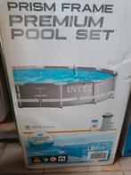 VERKOCHT!!  Intex prisma frame, 3,66*76 met zandfilter pomp., Ophalen, Zo goed als nieuw