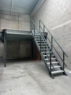Tussenvloer + trap 4mX5m magazijnvloer, Zakelijke goederen, Kantoor en Winkelinrichting | Magazijn, Stelling en Opslag, Ophalen