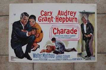 filmaffiche Audrey Hepburn Charade 1963 filmposter beschikbaar voor biedingen