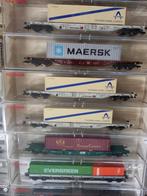 6 Fleischmann Ho-wagens, Hobby en Vrije tijd, Gebruikt, Gelijkstroom, Fleischmann, Wagon